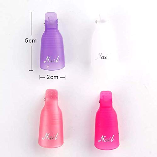 Pinzas para Retiro Gelish Polish o Acrilico Reusables 10 piezas