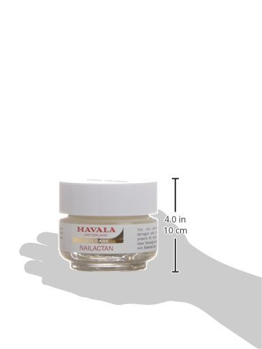 Mavala Nailactan Nutritive Nail Cream for Damaged Nails, Tarro, 0.5 Ounce