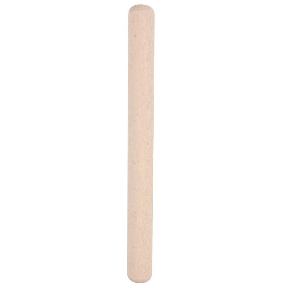 Supordu Inicio Rodillo de madera maciza Pastel Pastelería Pizza Rodillo Herramienta para hornear Utensilios de cocina(39CM)