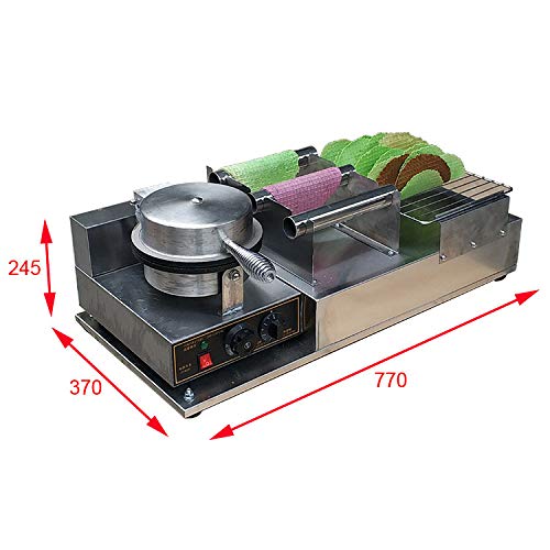 Máquina para hacer rollos de tacos / Máquina para hacer tacos / Máquina para hacer tacos / Máquina para hacer gofres / Máquina para hacer gofres no adherente / Máquina para hacer tacos con harina de maíz / Máquina para hacer tortillas/prensa de taco
