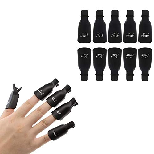 Pinzas para Retiro Gelish Polish o Acrilico Reusables 10 piezas