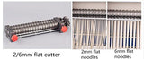 Acero inoxidable Electric Pasta Roller Maker Press fideos Máquina 220 V con un transformador