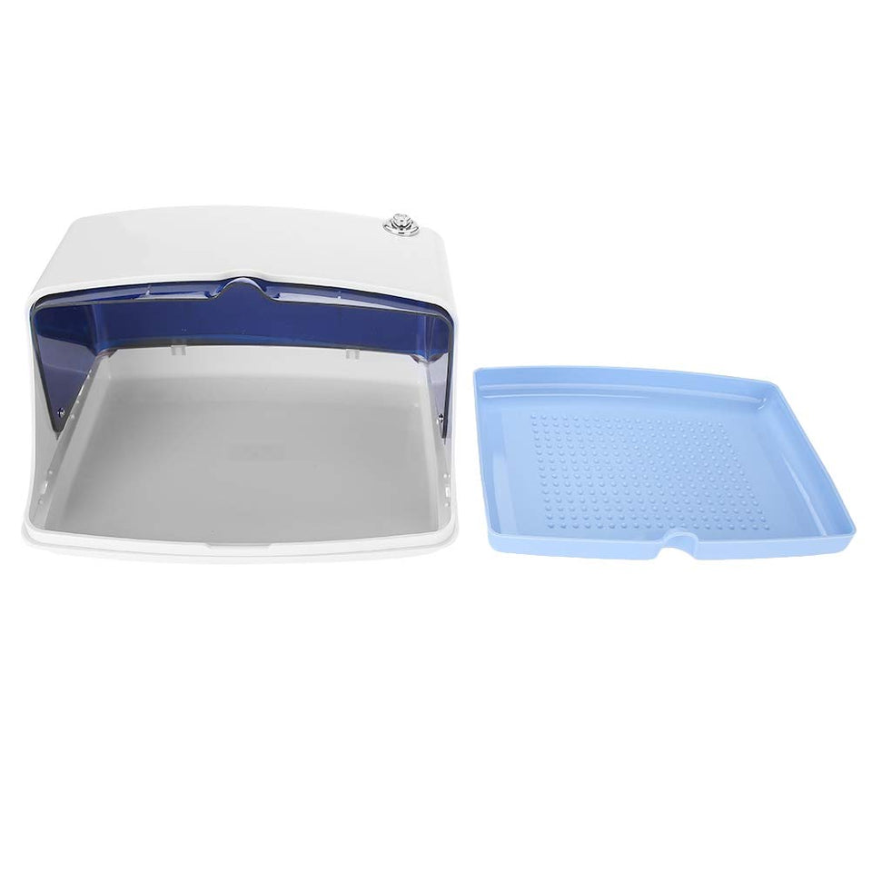yuyte Caja de Esterilizador UV 5W, Estuche de Esterilizador Limpio para Desinfección Profesional en el salón con Desmontable para Herramienta de uñas Dental