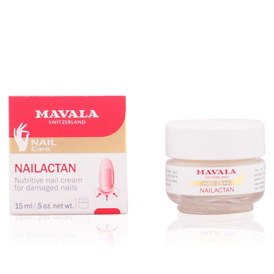 Mavala Nailactan Nutritive Nail Cream for Damaged Nails, Tarro, 0.5 Ounce