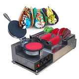 Máquina para hacer rollos de tacos / Máquina para hacer tacos / Máquina para hacer tacos / Máquina para hacer gofres / Máquina para hacer gofres no adherente / Máquina para hacer tacos con harina de maíz / Máquina para hacer tortillas/prensa de taco
