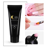 Vilamon 6PCS Poly Acrilico Gel de Extensión Gel Construcción Cleaner Plus Topcaot Base Coat Kit para Manicura Pedicura