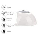 Yotown 72 W Lámpara de Uñas UV LED Secador de Uñas de Gel Polaco Secado Curado Manicura Herramienta 10 Segundos de Secado Rápido, Modo indoloro(Blanco)
