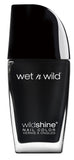 Wet n Wild Nail Color Wild Shine, Black Creme, 12.3 ml