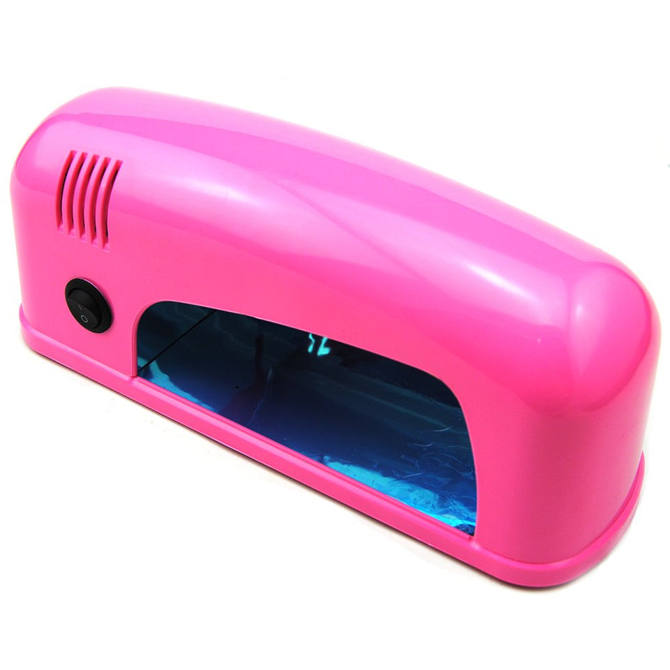 Coscelia 9W UV Gel curado lámpara secador brillo de uñas de arte conjunto de decoración