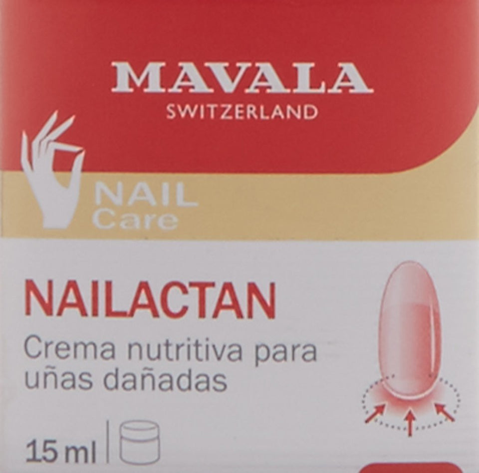 Mavala Nailactan Nutritive Nail Cream for Damaged Nails, Tarro, 0.5 Ounce