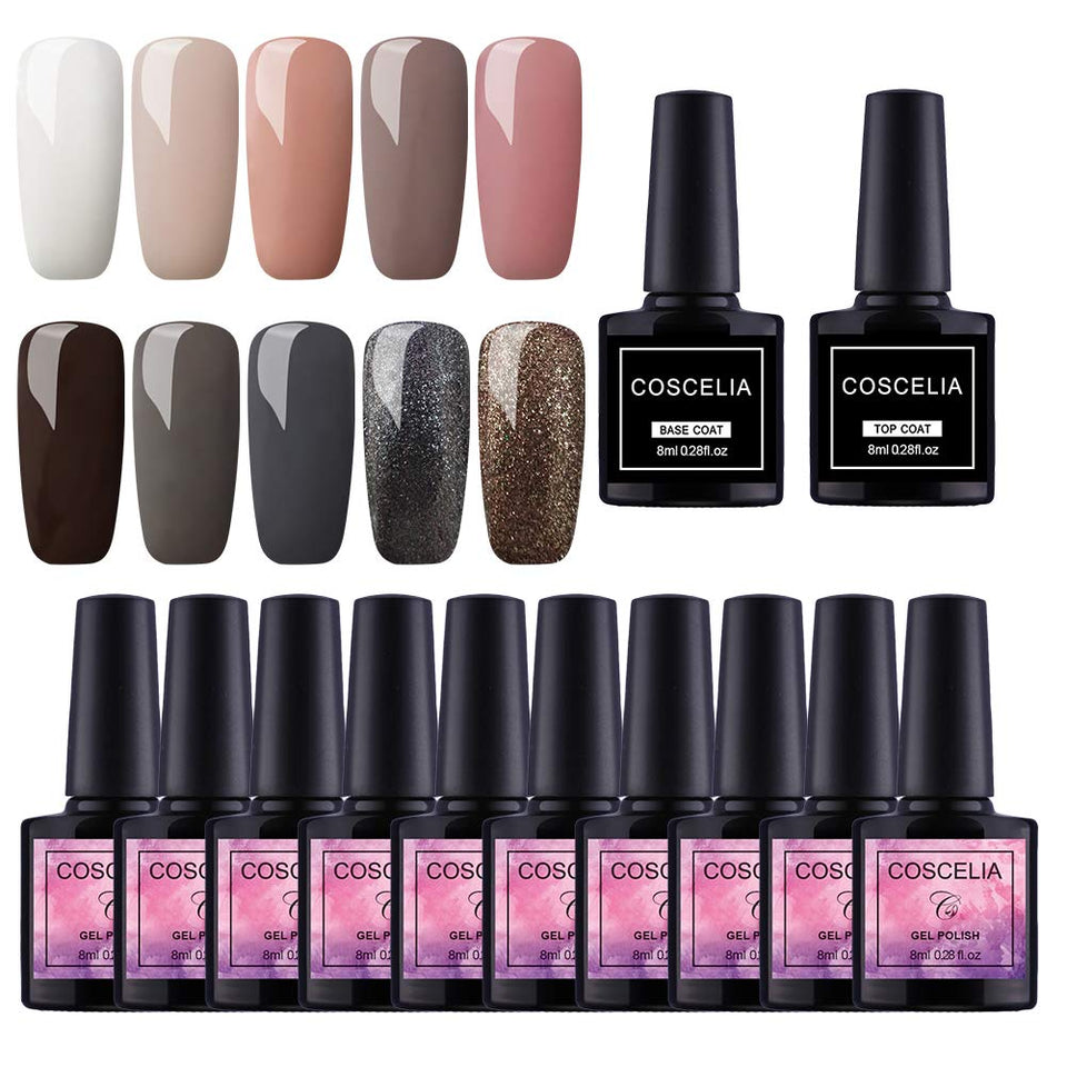Vilamon Esmaltes de Uñas?Esmaltes en Gel Uñas UV LED/10PCS/Topcoat/Basecoat Nail Art