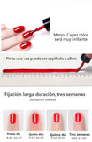 Vilamon Kit Uñas de Gel 12PCS Esmalte Semipermanente 36W LED Lámpara Capa Base Capa Superior Kit de Manicura