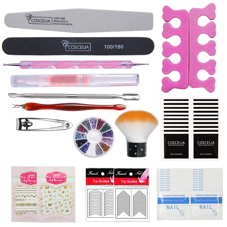 Vilamon Kit Pintauñas de Gel Esmalte Semipermanente 12pcs Secador de Uñas 36W LED Lámpara con Timer 60/90/120s Topcoat Base Caot Kit de Uña Arte