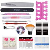 Vilamon Kit Pintauñas de Gel Esmalte Semipermanente 12pcs Secador de Uñas 36W LED Lámpara con Timer 60/90/120s Topcoat Base Caot Kit de Uña Arte
