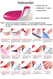 Vilamon Kit Uñas de Gel 12PCS Esmalte Semipermanente 36W LED Lámpara Capa Base Capa Superior Kit de Manicura
