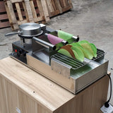Máquina para hacer rollos de tacos / Máquina para hacer tacos / Máquina para hacer tacos / Máquina para hacer gofres / Máquina para hacer gofres no adherente / Máquina para hacer tacos con harina de maíz / Máquina para hacer tortillas/prensa de taco