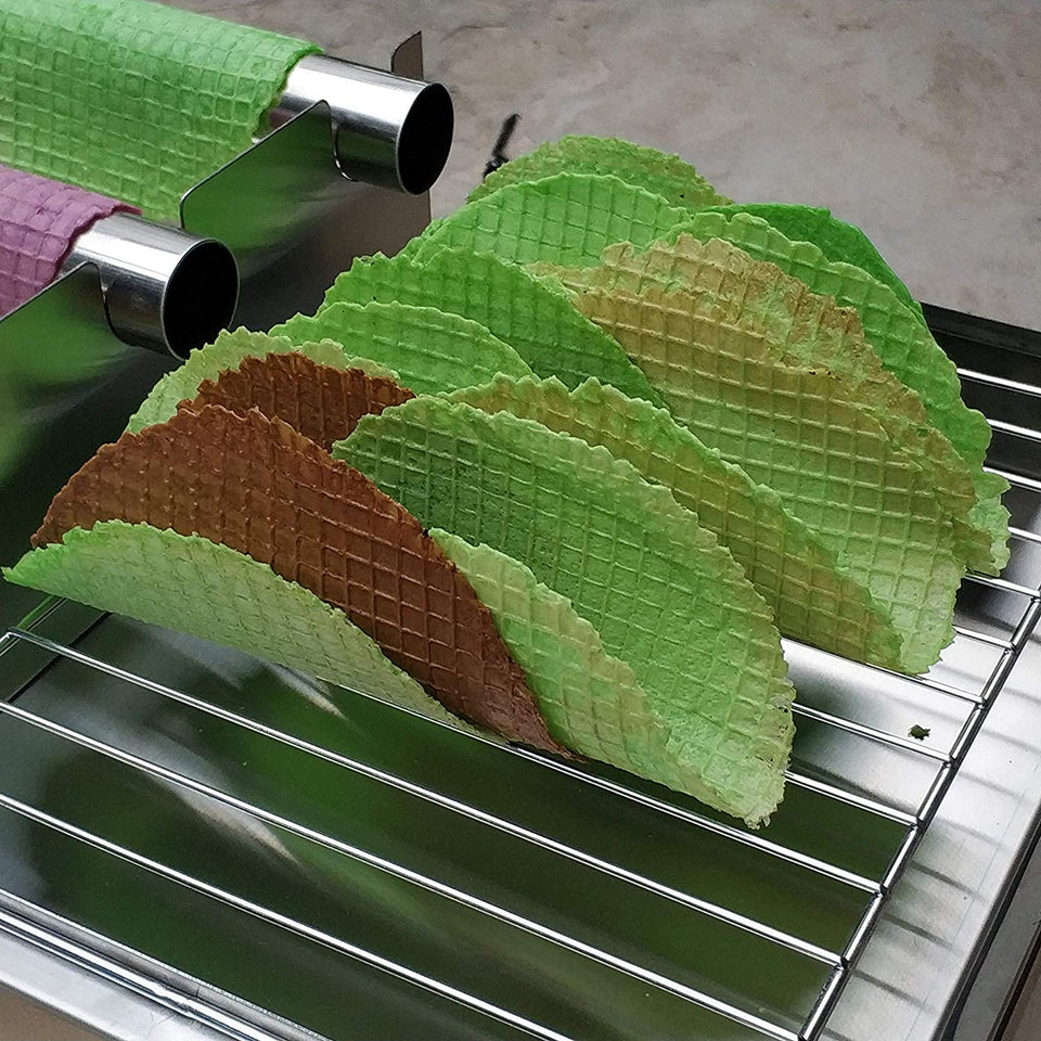 Máquina para hacer rollos de tacos / Máquina para hacer tacos / Máquina para hacer tacos / Máquina para hacer gofres / Máquina para hacer gofres no adherente / Máquina para hacer tacos con harina de maíz / Máquina para hacer tortillas/prensa de taco