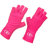 OC Nails Guante Protector de UV para la manicure de gel con UV / Lámparas LED (Color: Rosa Caliente)