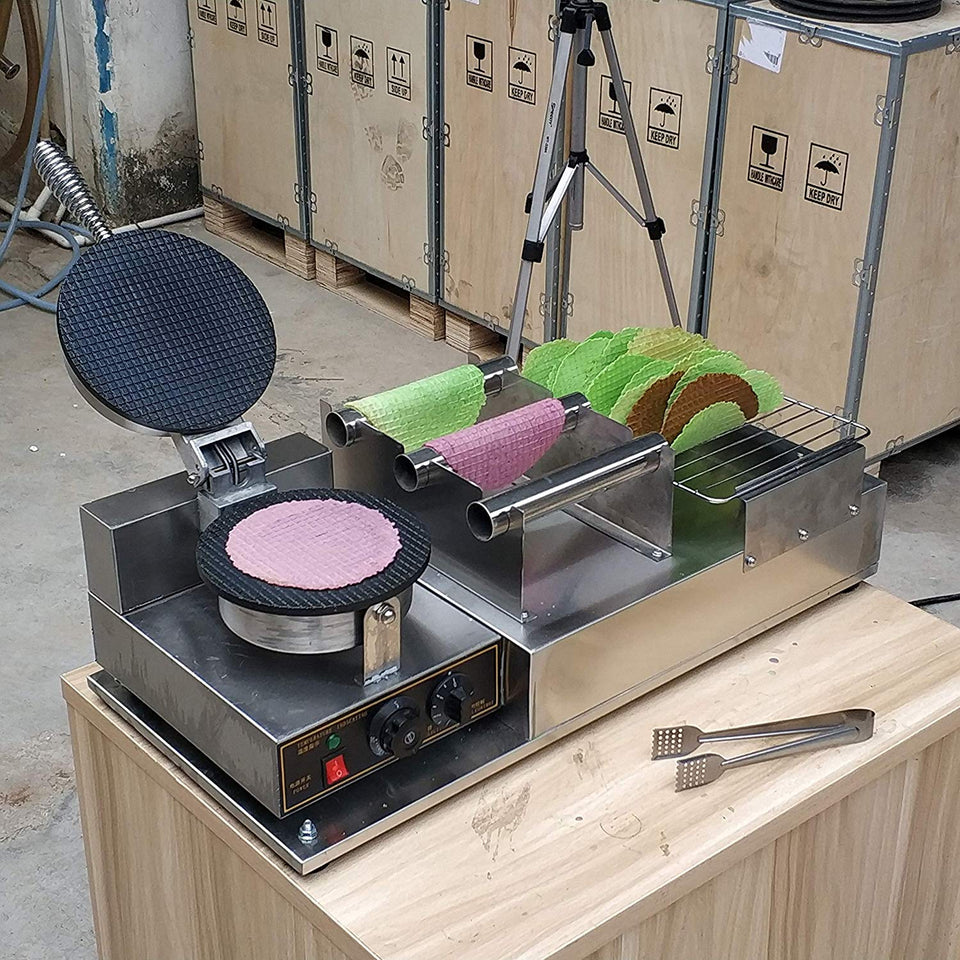 Máquina para hacer rollos de tacos / Máquina para hacer tacos / Máquina para hacer tacos / Máquina para hacer gofres / Máquina para hacer gofres no adherente / Máquina para hacer tacos con harina de maíz / Máquina para hacer tortillas/prensa de taco