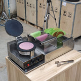 Máquina para hacer rollos de tacos / Máquina para hacer tacos / Máquina para hacer tacos / Máquina para hacer gofres / Máquina para hacer gofres no adherente / Máquina para hacer tacos con harina de maíz / Máquina para hacer tortillas/prensa de taco